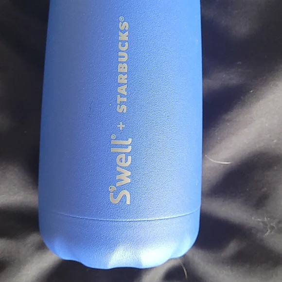 Starbucks S'well royal blue stainless steel hot and cold water bottle - Picture 3 of 16